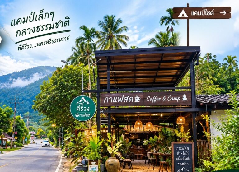 ลานกางเต็นท์กาแฟสดคีรีวง